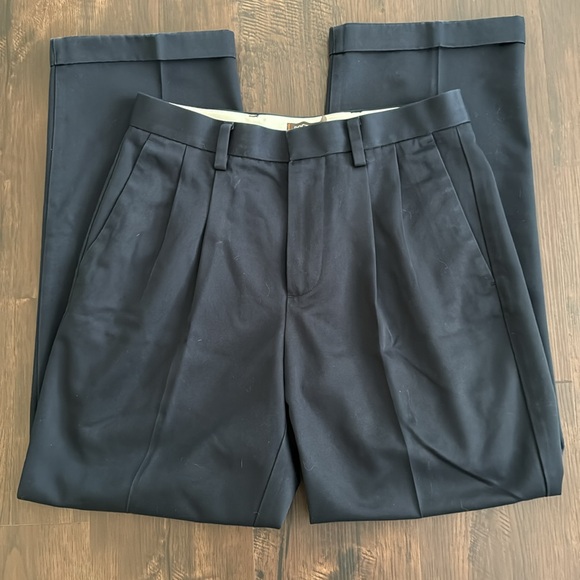 DOCKERS MENS PANTS NAVY D4 RELATED FIT STRAIGHT LEG TROUSERS COTTON NEW 30 X 30 - Picture 4 of 10